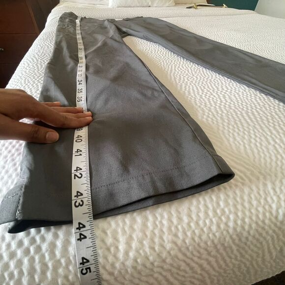 NIKE Dri Fit Men's Standard Fit Golf Chino Dark Smoke Grey Pants Size 36X34 - Picture 8 of 10